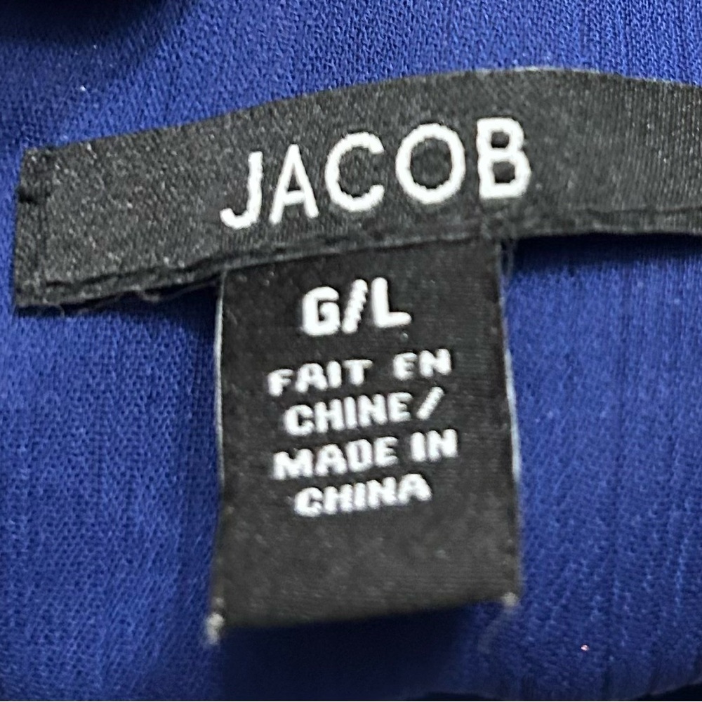 Jacob Navy Ruffled Mini Skirt - Picture 2 of 2